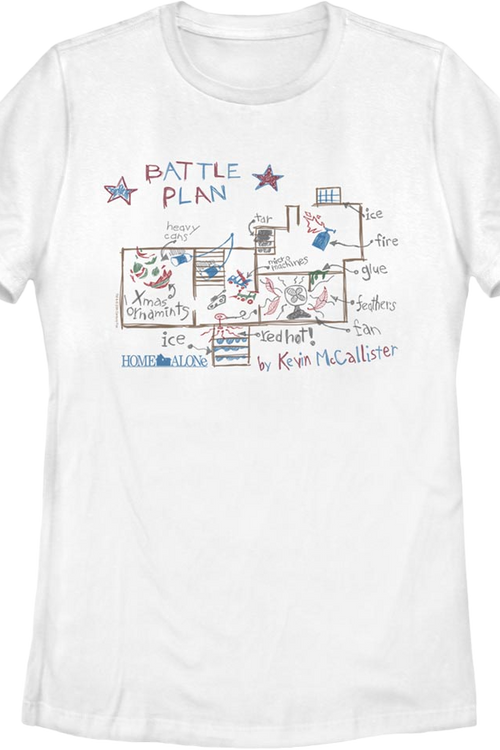 Womens Battle Plan Home Alone Shirt