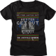 Womens Better Watch Out Faux Ugly Christmas Sweater Amityville Horror Shirt thumbnail