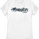 Womens White Classic Logo ThunderCats Shirt thumbnail