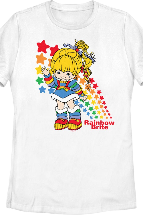 Womens Colorful Stars Rainbow Brite Shirt