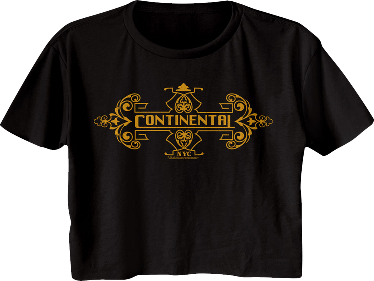 Womens Continental John Wick Crop Top