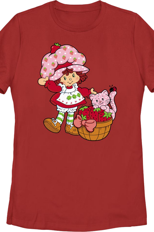 Womens Custard & Strawberry Shortcake Shirt
