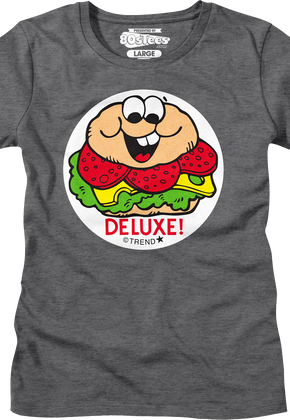 Womens Deluxe Salami Sandwich Scratch N Sniff Shirt