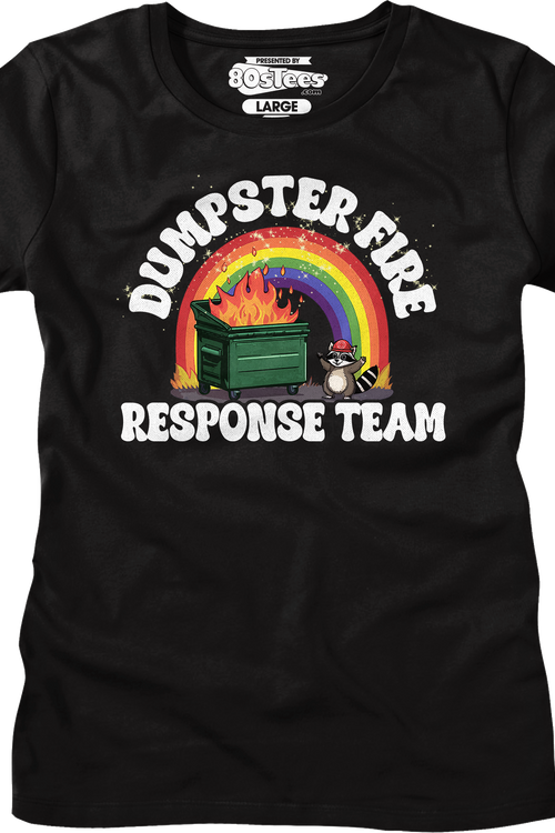 Womens Dumpster Fire Response Team Shirt