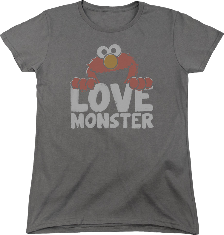 Womens Elmo Love Monster Sesame Street Shirt
