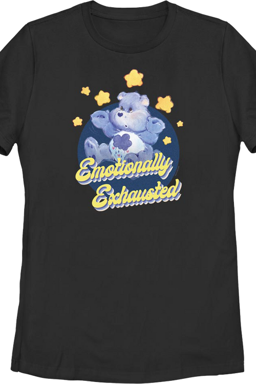 Womens Emotionally Exhausted Care Bears Shirt