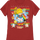 Womens Red Faux Ugly Sweater Rainbow Brite Shirt