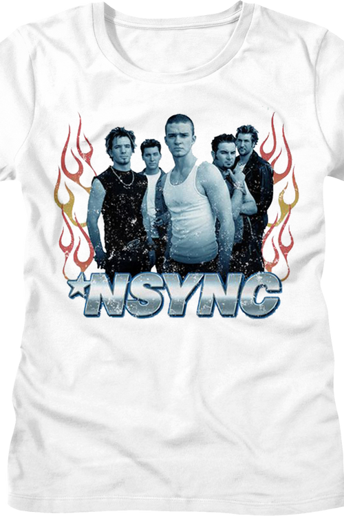 Womens Flames NSYNC Shirt