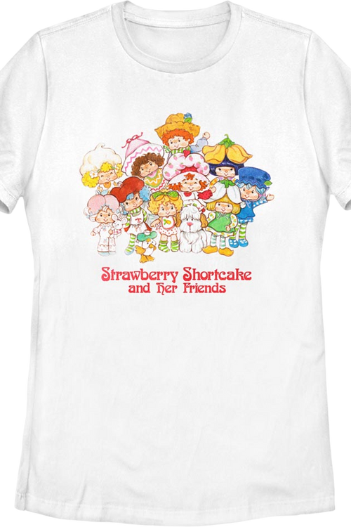 Womens Friends Strawberry Shortcake Shirt