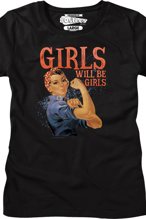 Womens Girls Will Be Girls Flex Shirt