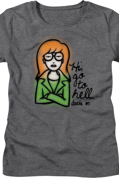 Womens Go To Hell Daria Shirt