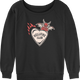 Womens Hellfire Club Heart Stranger Things Sweatshirt thumbnail