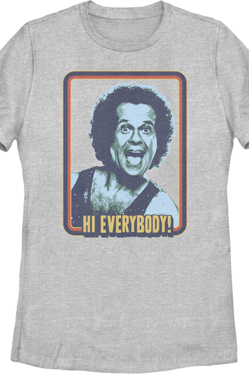 Womens Hi Everybody Richard Simmons Shirt