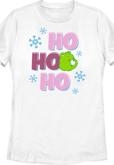Womens Ho Ho Ho Care Bears Shirt