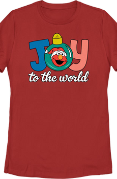 Womens Joy To The World Sesame Street Shirt