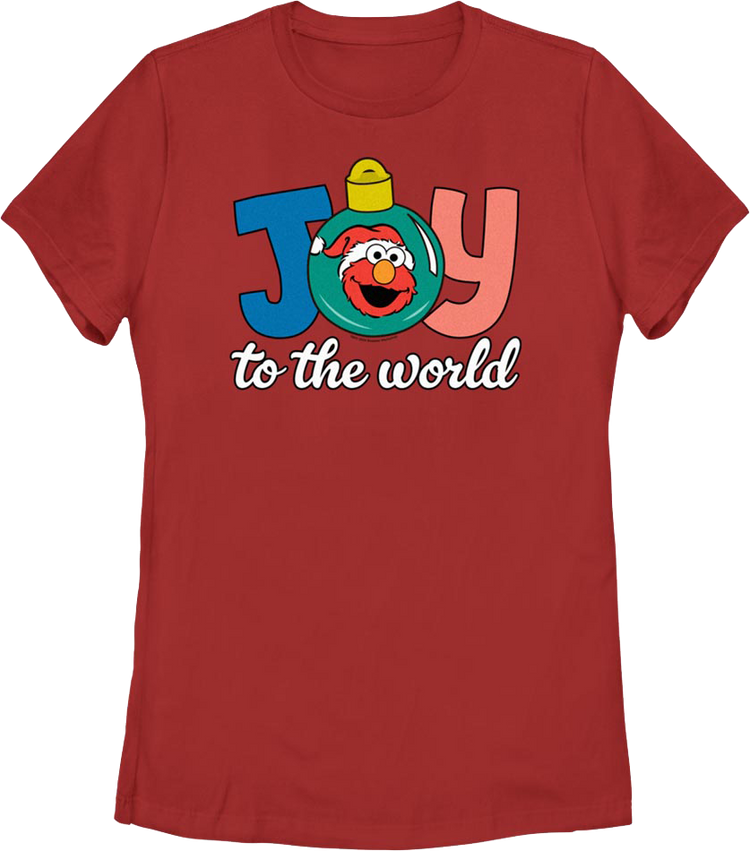 Womens Joy To The World Sesame Street Shirt