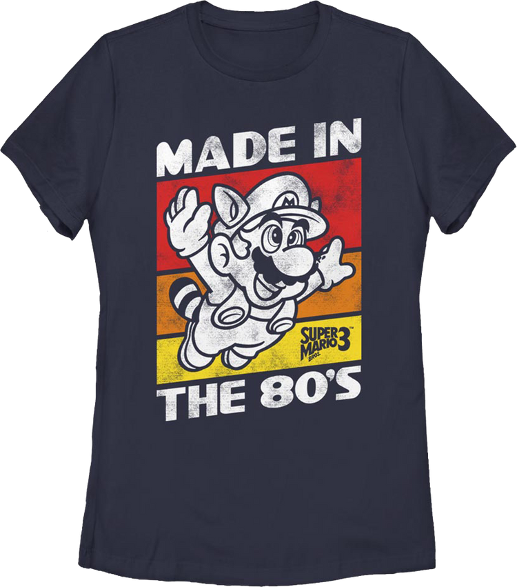 Womens Made In The 80's Super Mario Bros. Nintendo Shirt