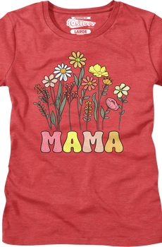 Womens Mama Flowers Shirt