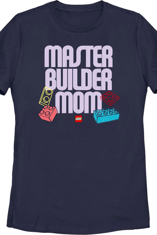 Womens Master Builder Mom Lego Shirt