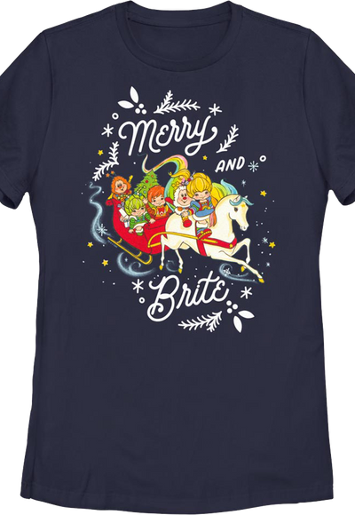 Womens Merry And Brite Rainbow Brite Shirt