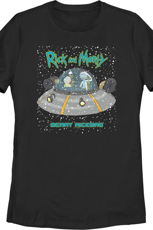 Womens Merry Rickmas Rick And Morty Shirt