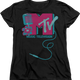 Womens Microphone Logo MTV Shirt thumbnail