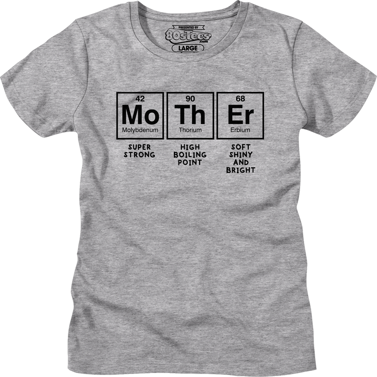 Womens Mother Periodic Table Shirt