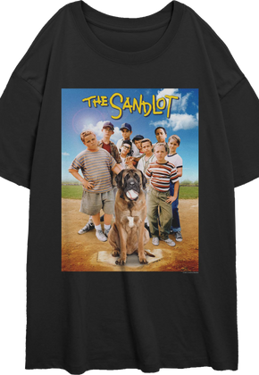 Womens Movie Poster Sandlot Oversized Shirt