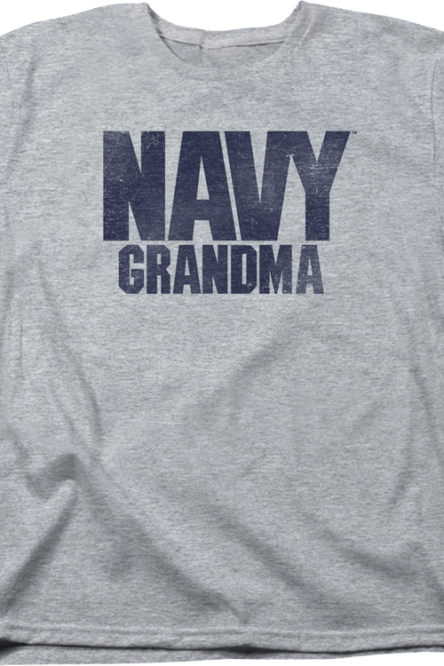 Womens Navy Grandma Shirt