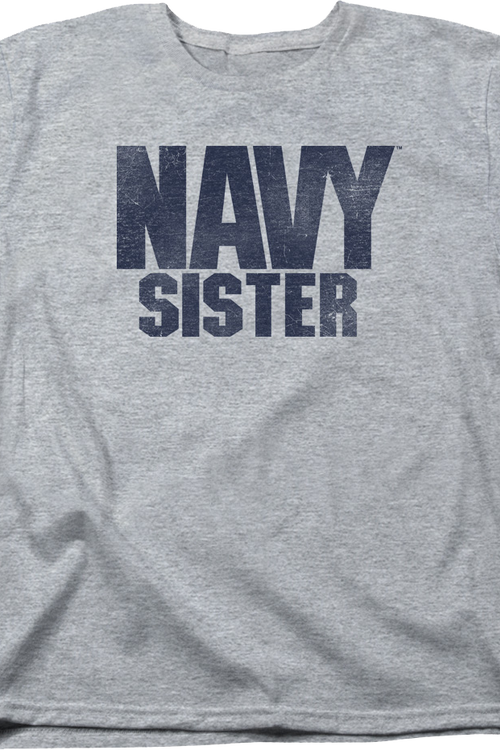 Womens Navy Sister Shirt