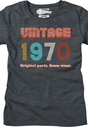 Womens Original Parts Some Wear Vintage 1970 Shirt