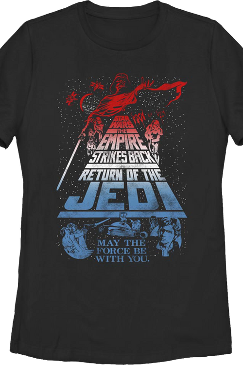 Womens Original Trilogy Star Wars Shirt