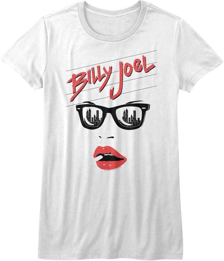 Womens Pop Art Sunglasses Billy Joel Shirt