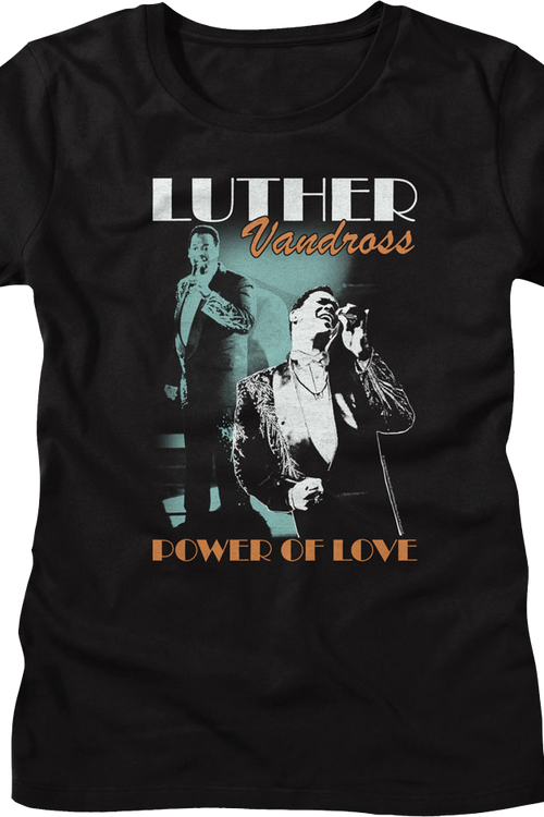 Womens Power Of Love Luther Vandross Shirt