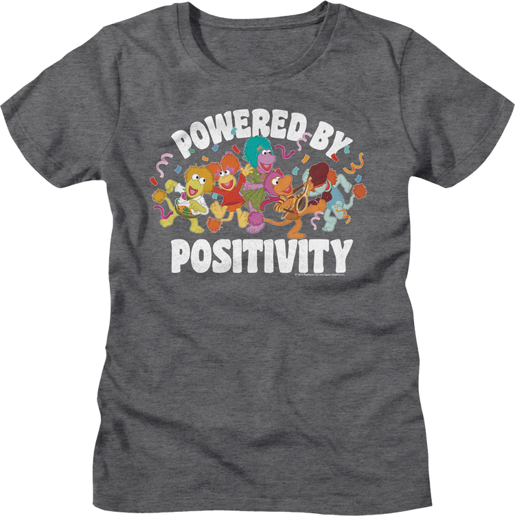 Womens Powered By Positivity Fraggle Rock Shirt