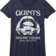 Womens Quint's Shark Tours Jaws Shirt thumbnail