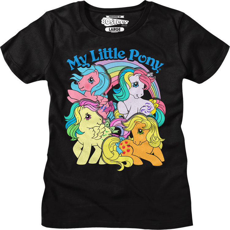 Womens Rainbow Collage My Little Pony Shirt