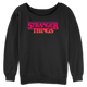 Womens Retrowave Logo Stranger Things Sweatshirt thumbnail