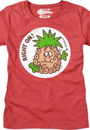 Womens Right On Pineapple Scratch N Sniff Shirt