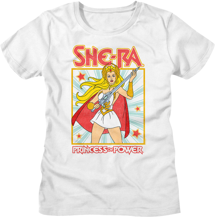 Womens She-Ra Princess of Power Pose Masters of the Universe Shirt