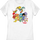 Womens White The Gang's All Here Rainbow Brite Shirt