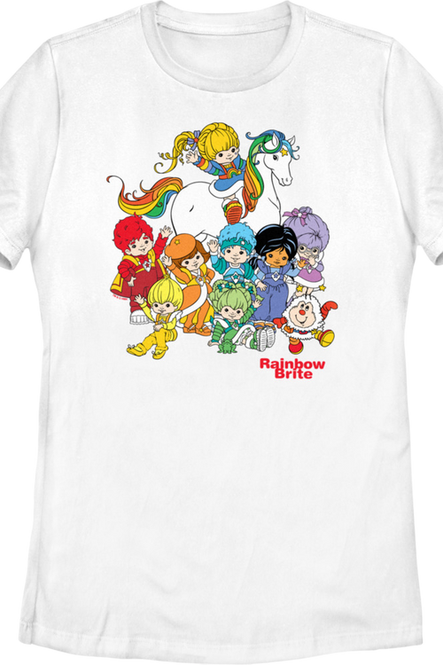 Womens The Gang's All Here Rainbow Brite Shirt
