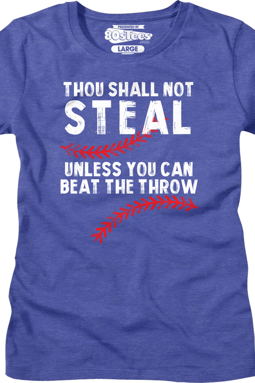 Womens Thou Shall Not Steal Shirt