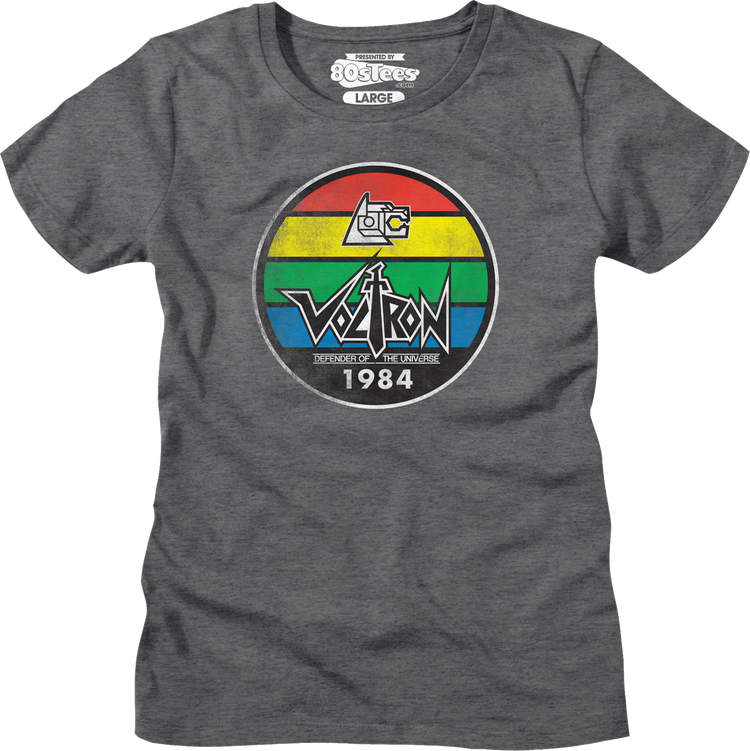 Womens Vintage 1984 Stripes Voltron Shirt