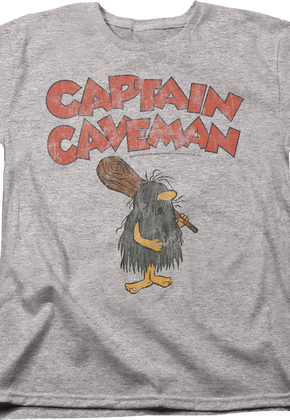 Womens Vintage Captain Caveman Shirt