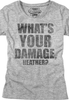 Womens What's Your Damage Heathers Shirt
