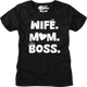 Womens Wife Mom Boss Shirt thumbnail