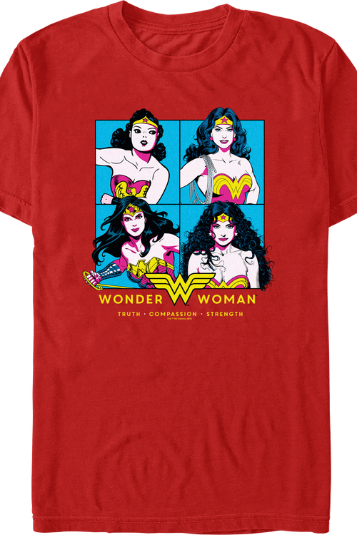 Wonder Woman Through The Years DC Comics T-Shirt