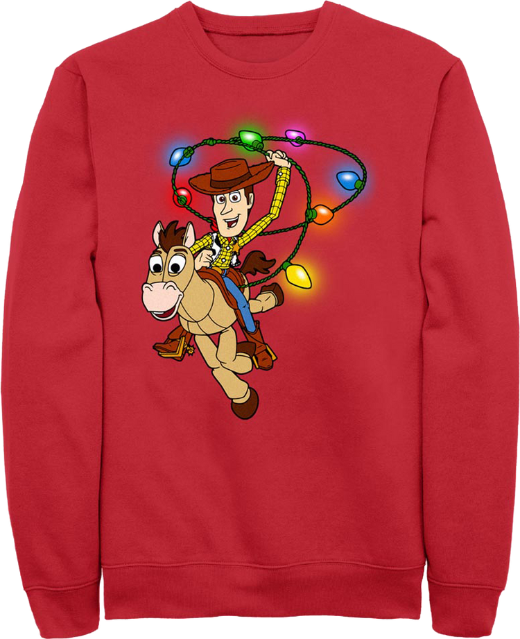 Woody's Christmas Lasso Toy Story Sweatshirt