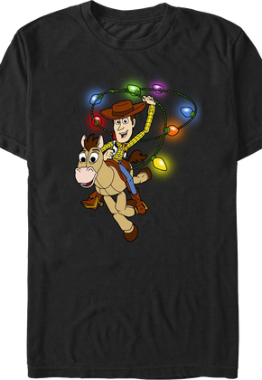 Woody's Christmas Lasso Toy Story T-Shirt